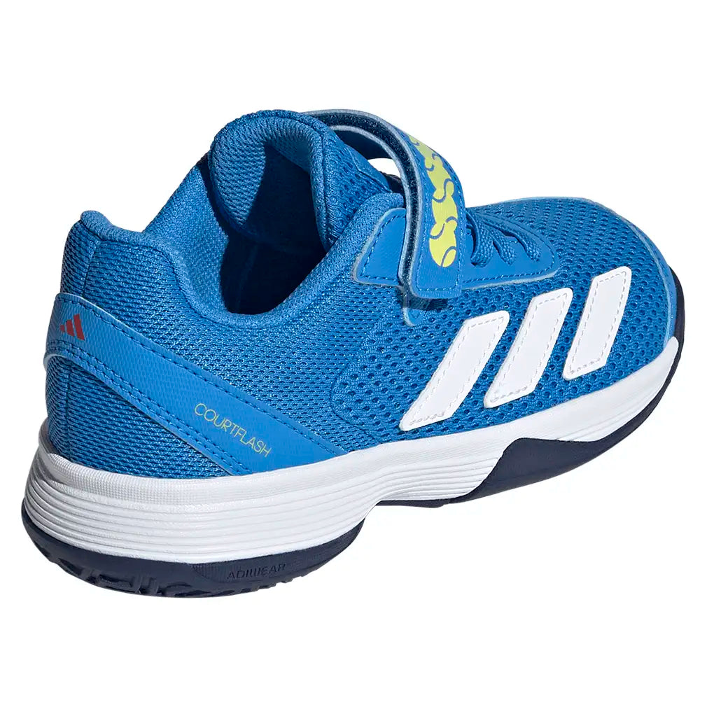Juniors' Courtflash Shoes Lucid Ray Blue and White
