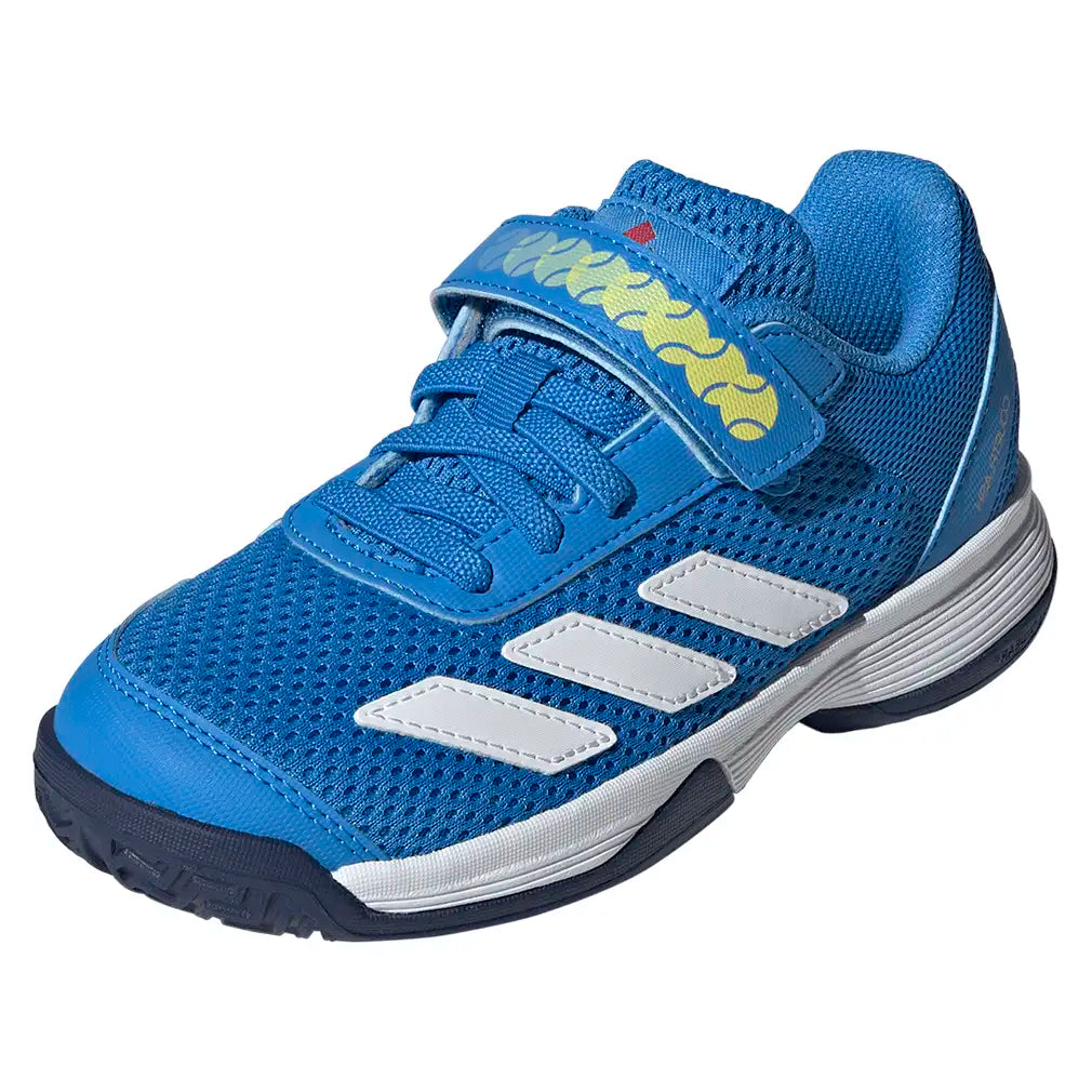 Juniors' Courtflash Shoes Lucid Ray Blue and White