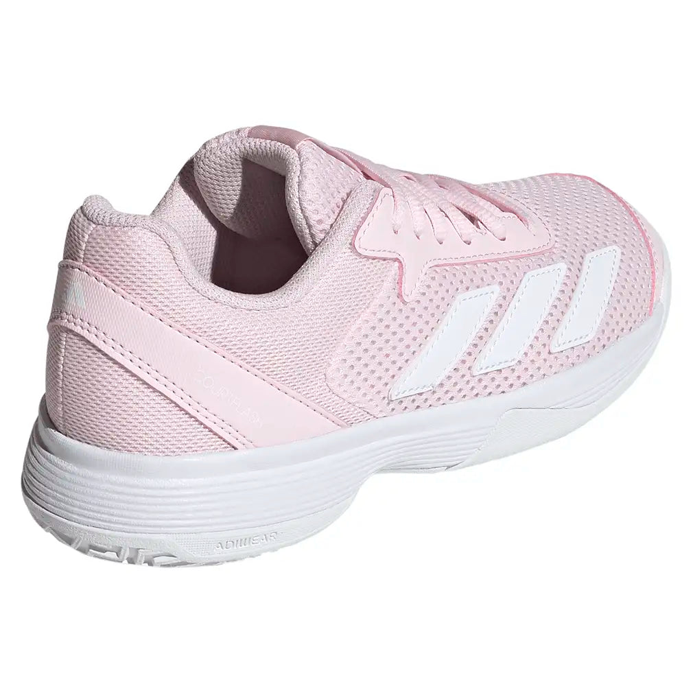 Juniors' Courtflash Shoes Distilled Pink and White