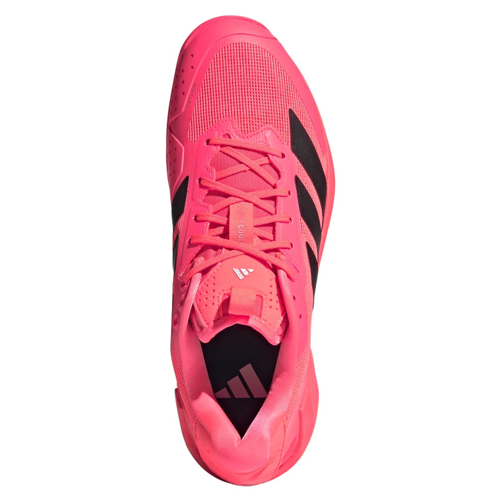 Men's Adizero Ubersonic 5 Shoes Solar Turbo and Black, Adidas, Pickleball Express, KK4379-F26-3