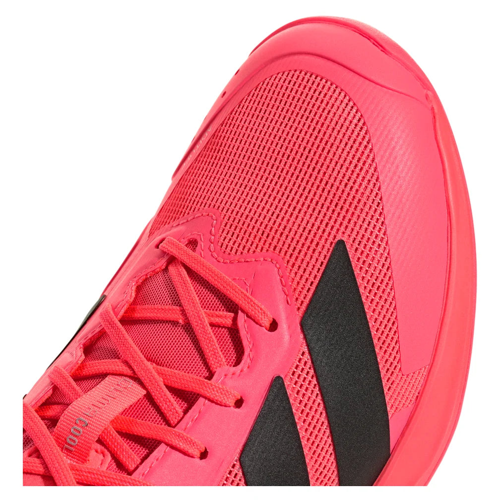 Men's Adizero Ubersonic 5 Shoes Solar Turbo and Black, Adidas, Pickleball Express, KK4379-F26-6