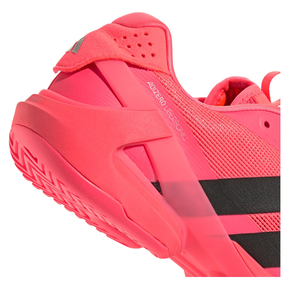 Men's Adizero Ubersonic 5 Shoes Solar Turbo and Black, Adidas, Pickleball Express, KK4379-F26-7