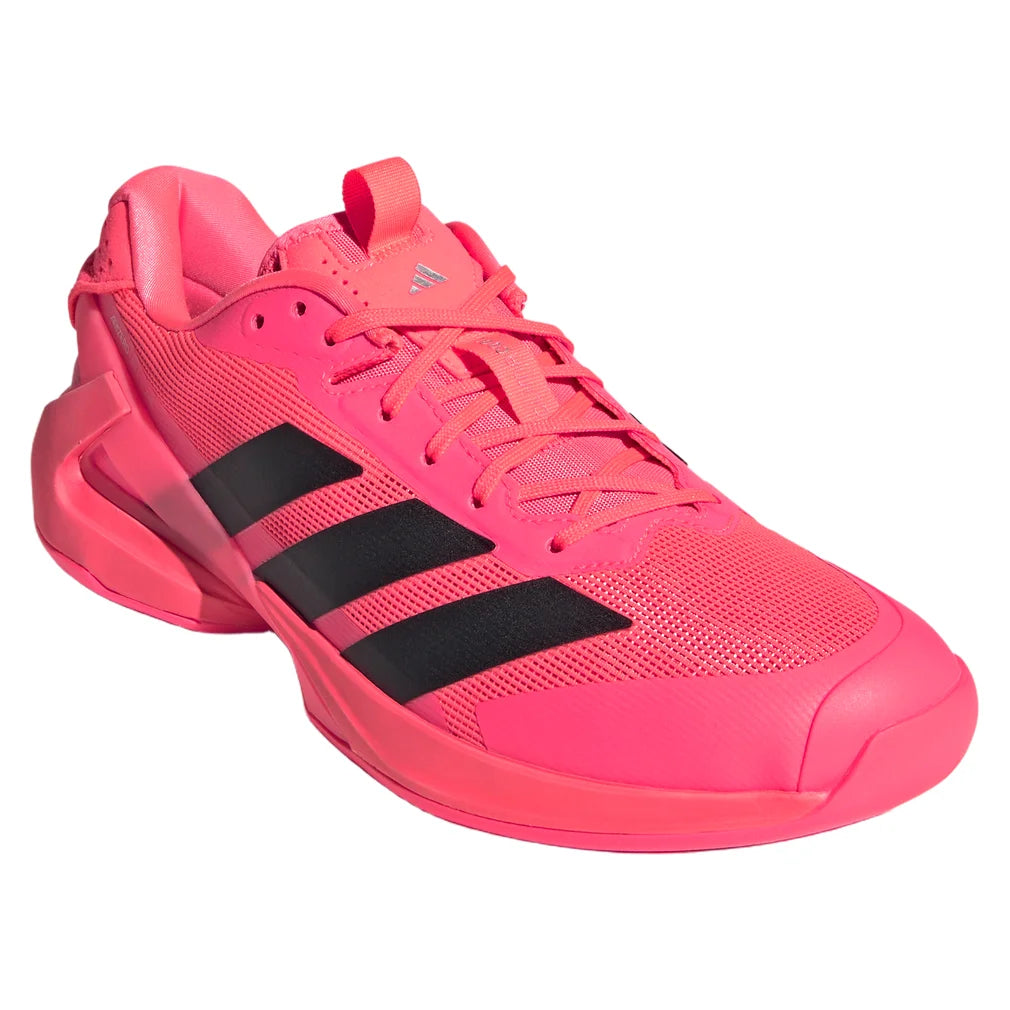 Men's Adizero Ubersonic 5 Shoes Solar Turbo and Black, Adidas, Solar Turbo/Black, Pickleball Express, KK4379-F26-SOLAR-TURBO-BLACK-1