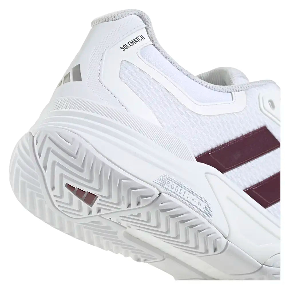 Men's Solematch Control 2 Shoes White and Maroon