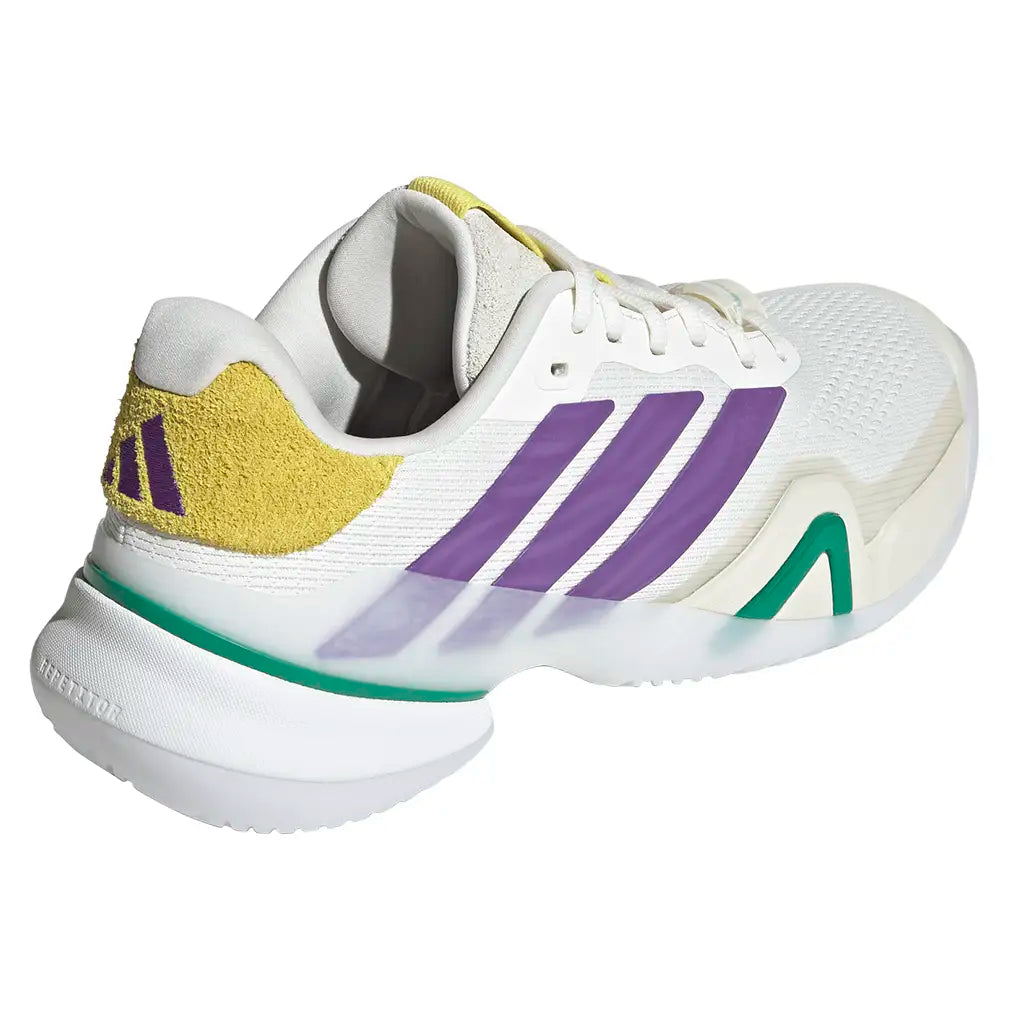 Men's Barricade 14 Shoes White and Active Purple
