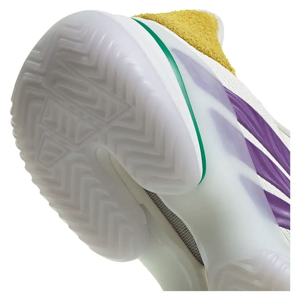 Men's Barricade 14 Shoes White and Active Purple