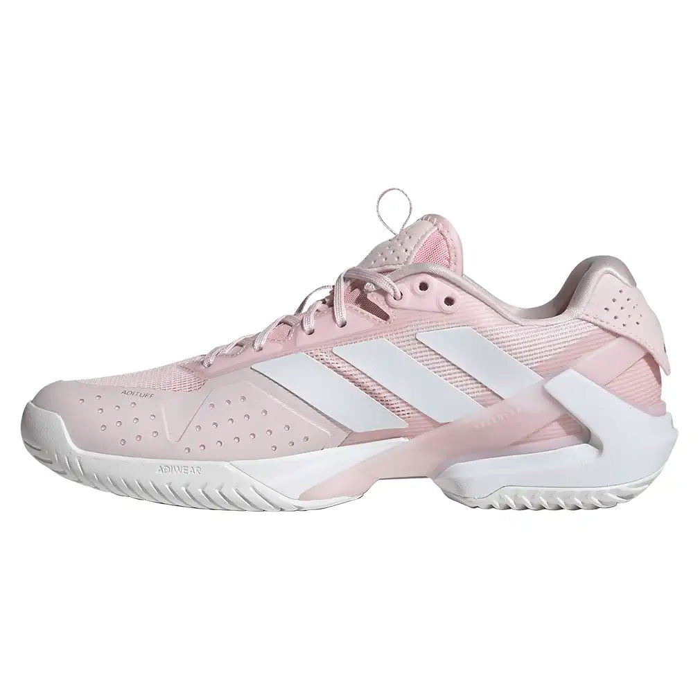 Women's Adizero Ubersonic 5 Shoes Distilled Pink and White