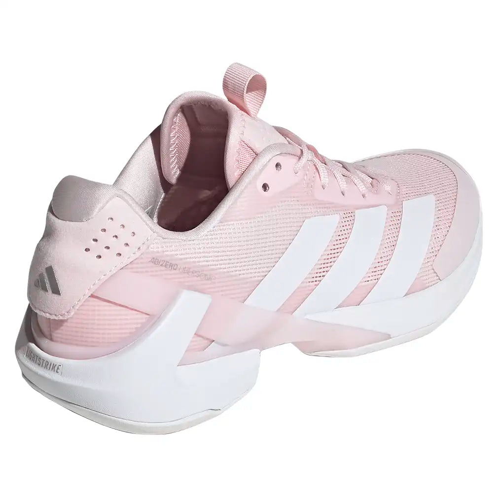 Women's Adizero Ubersonic 5 Shoes Distilled Pink and White