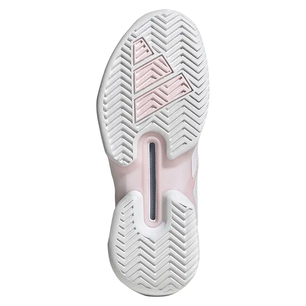 Women's Adizero Ubersonic 5 Shoes Distilled Pink and White