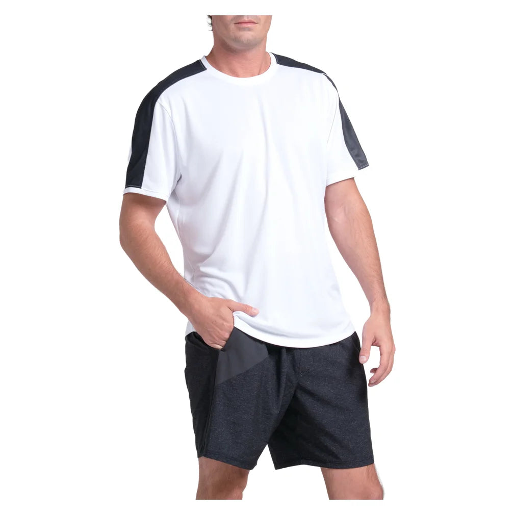 Men's Shadow Play 7 Inch Shorts Black, K-Swiss, Pickleball Express, KMS25-35J001-4