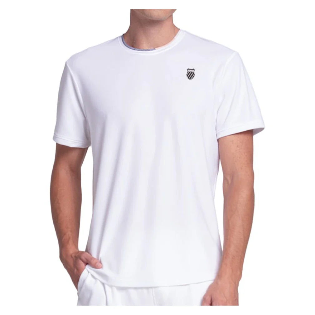 Men's Fissure Short Sleeve Top White