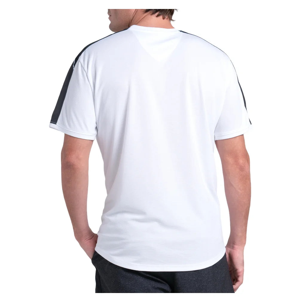 Men's Shadow Play Top White and Black, K-Swiss, Pickleball Express, KMT84-33J121-1