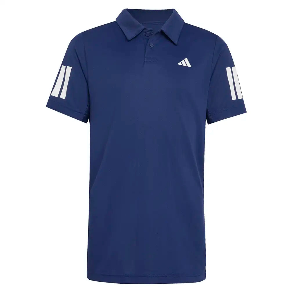 Boys' Club 3 Stripe Polo Dark Blue