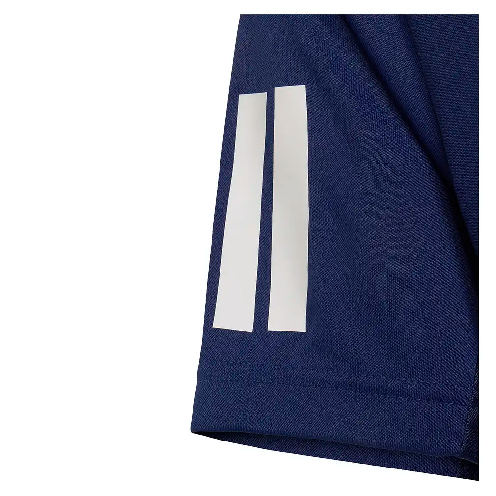 Boys' Club 3 Stripe Polo Dark Blue