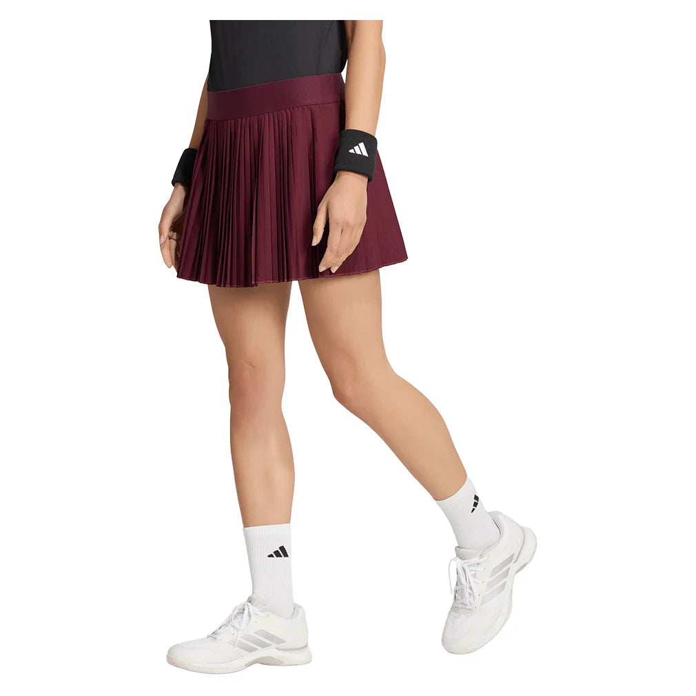 Women's Club Pleat Skort Maroon