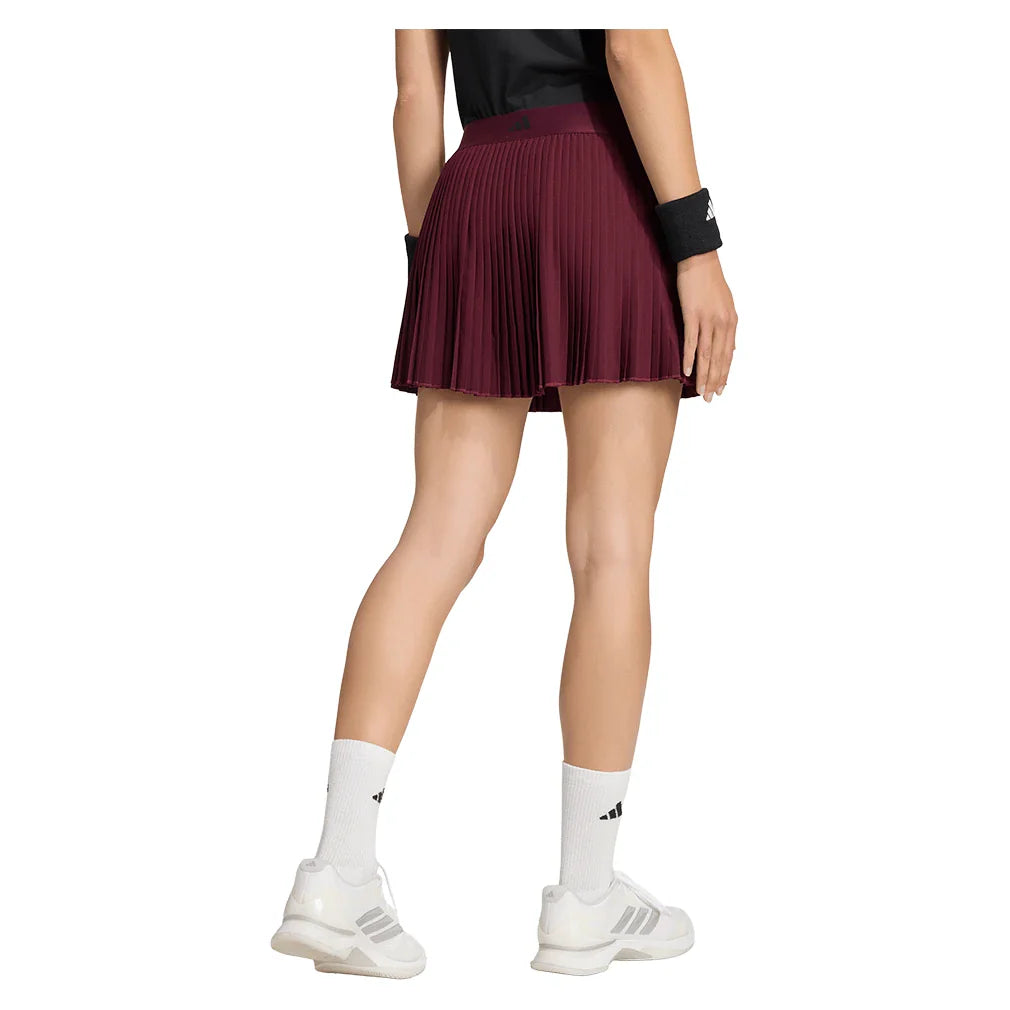 Women's Club Pleat Skort Maroon