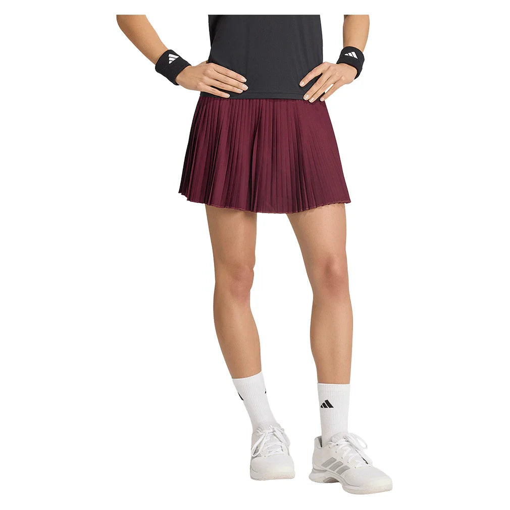 Women's Club Pleat Skort Maroon