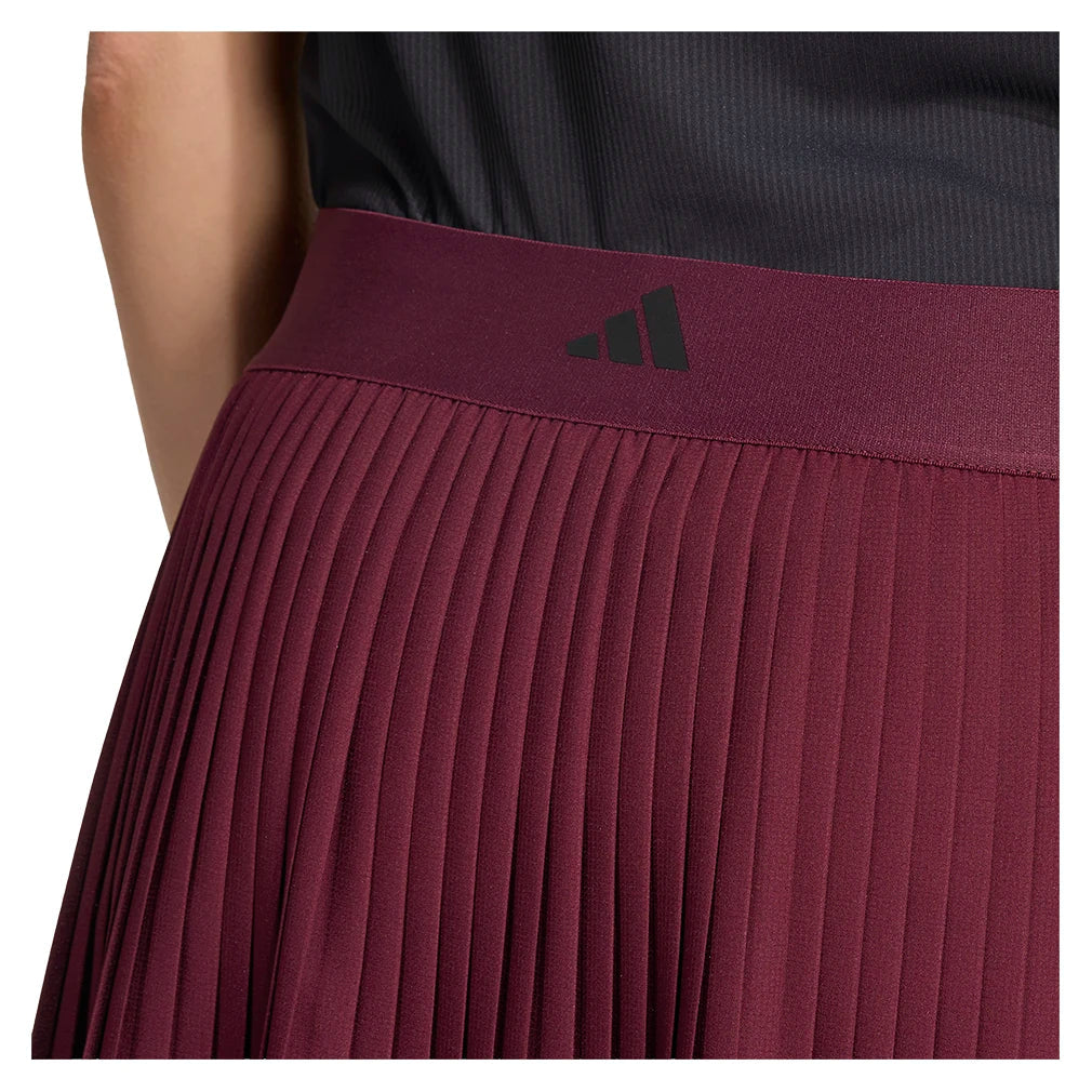 Women's Club Pleat Skort Maroon