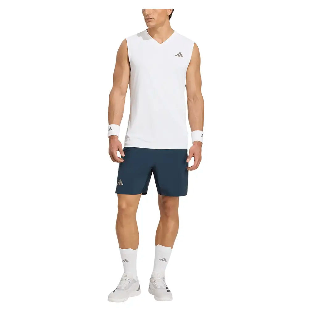 Men's Wimbledon 7 Inch Short and Tight Set Aurora Ink