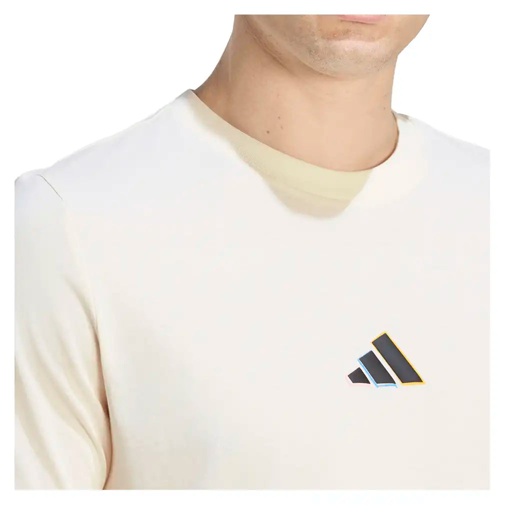 Men's New York Graphic Top Cream White