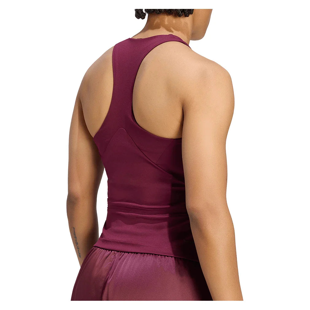 Women's GameSet Midi Y Tank Maroon