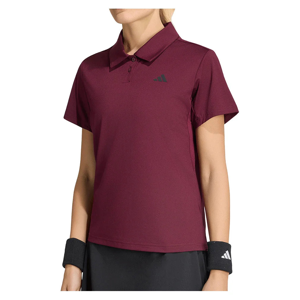 Women's Club Polo Maroon