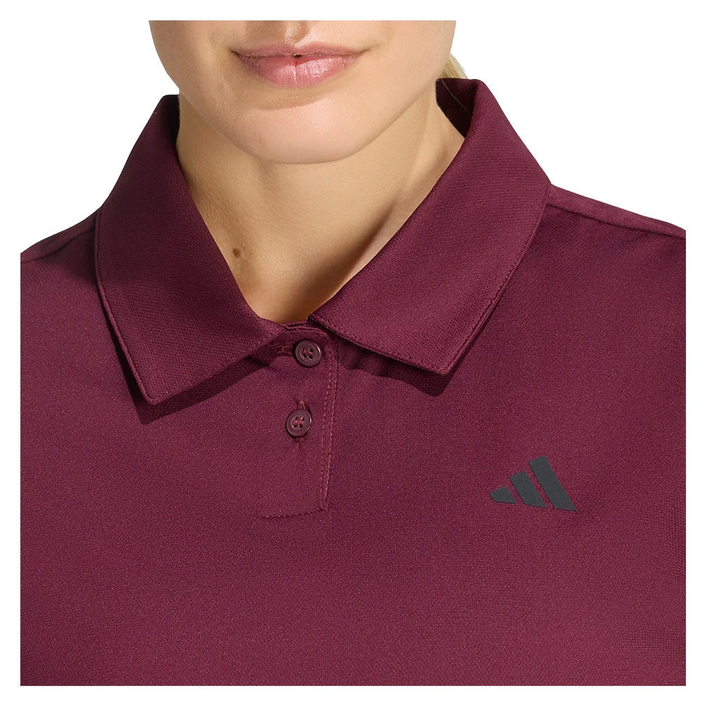 Women's Club Polo Maroon