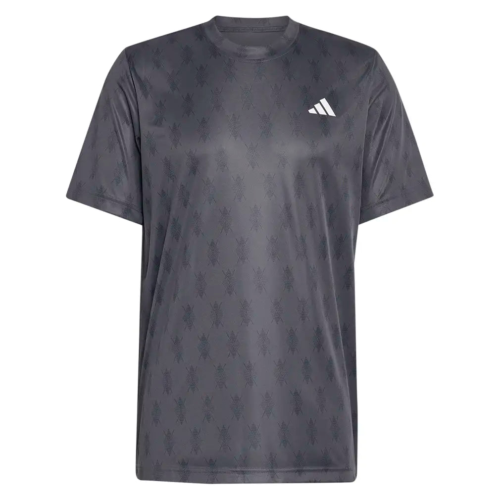 Men's Club Graphic Tee Carbon and Black