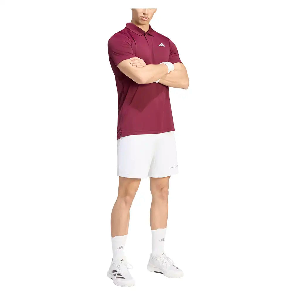 Men's Club Polo Maroon