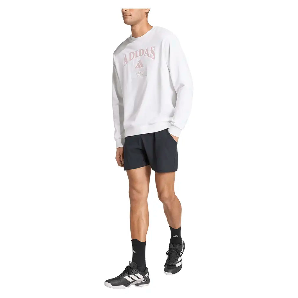 Men's Classic Graphic Pullover White