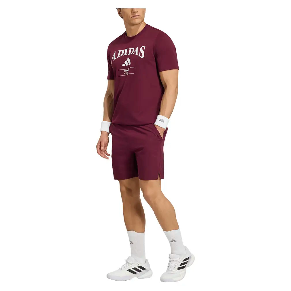 Men's Classic Graphic Tee Maroon