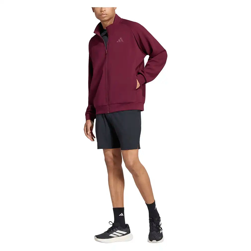 Men's GameSet Cover Up Jacket Maroon