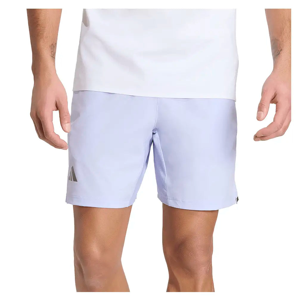 Men's Wimbledon 7 Inch Short and Tight Set Violet Tone