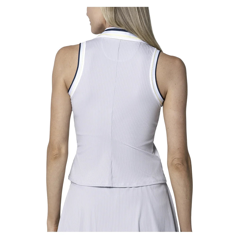 Women's Set Sleeveless Court Polo Meteorite