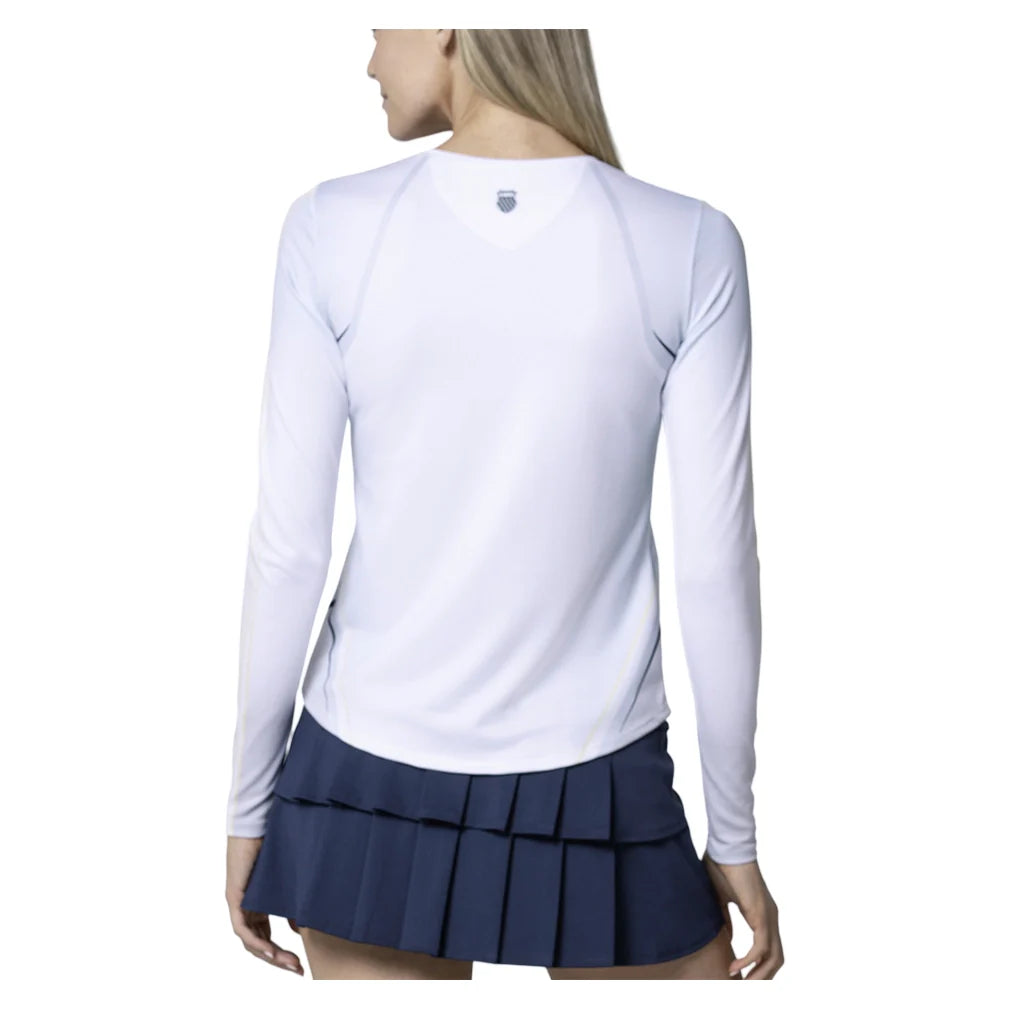 Women's Pique Long Sleeve Top Meteorite