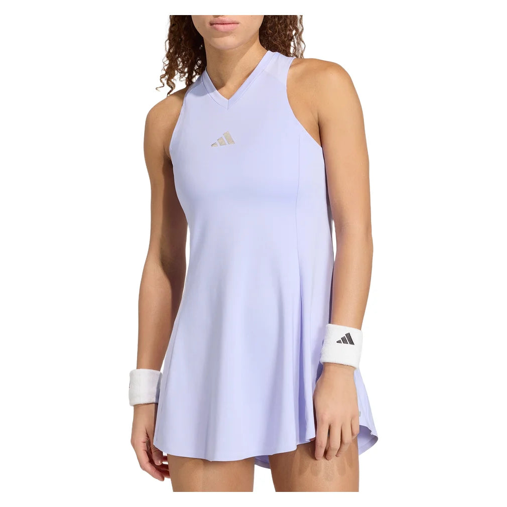 Women's Wimbledon Pro Dress Violet Tone, Adidas, Pickleball Express, KX2176-3