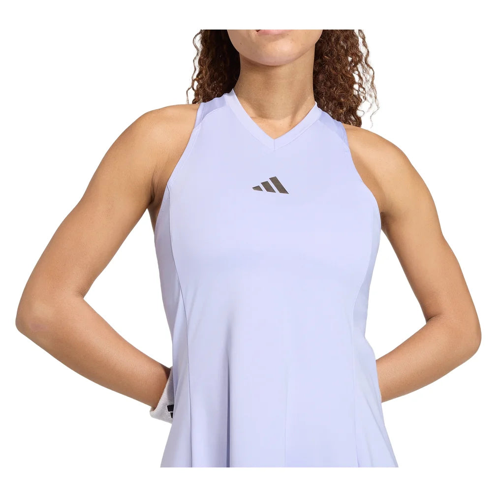 Women's Wimbledon Pro Dress Violet Tone, Adidas, Pickleball Express, KX2176-6