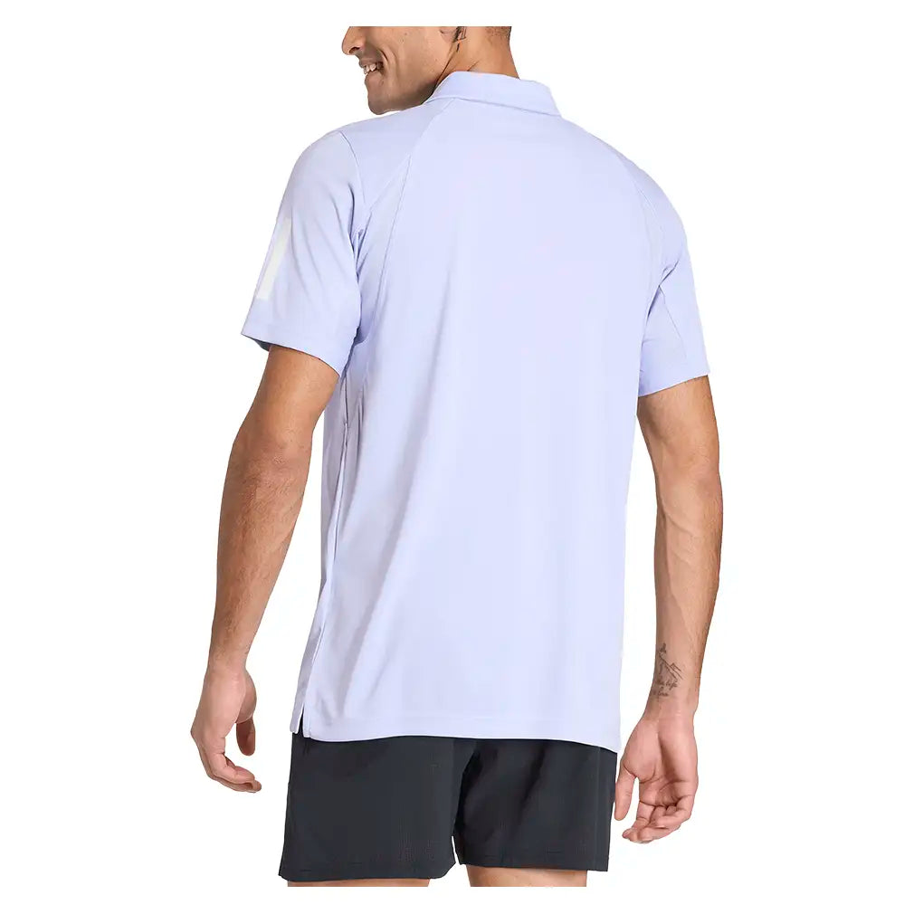 Men's Club 3 Stripe Polo Violet Tone