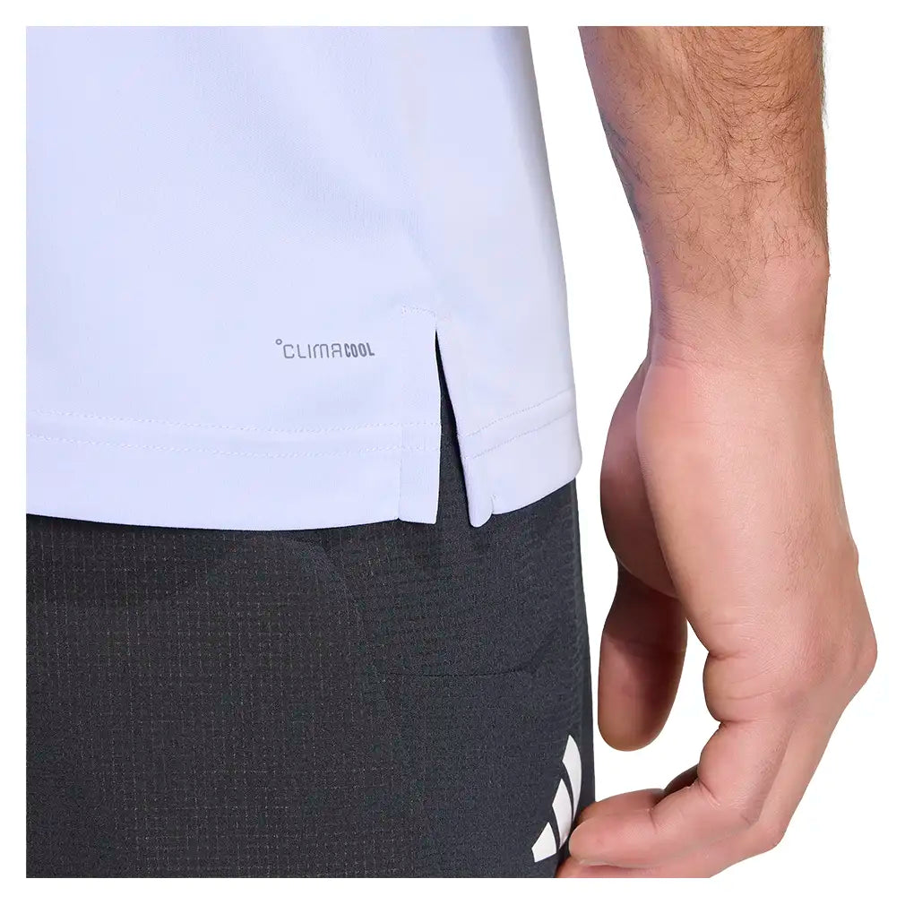 Men's Club 3 Stripe Polo Violet Tone