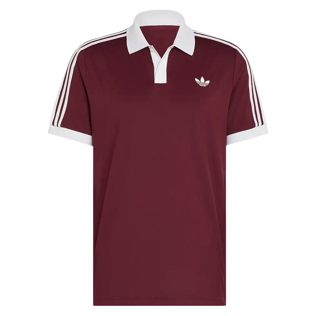 Men's Classics Polo Maroon and White