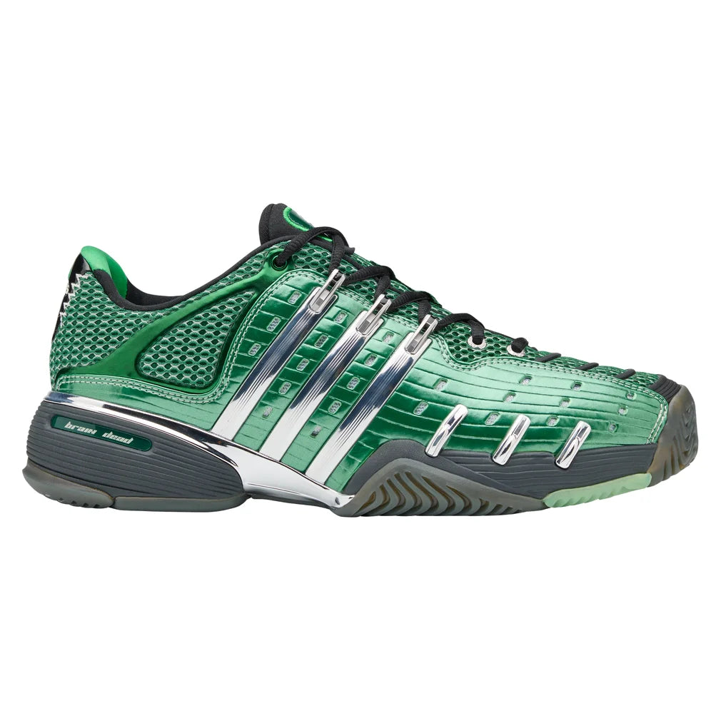 Unisex Barricade v Brain Dead Shoes Dark Green and Carbon, Adidas, Pickleball Express, KZ9471-F26-1