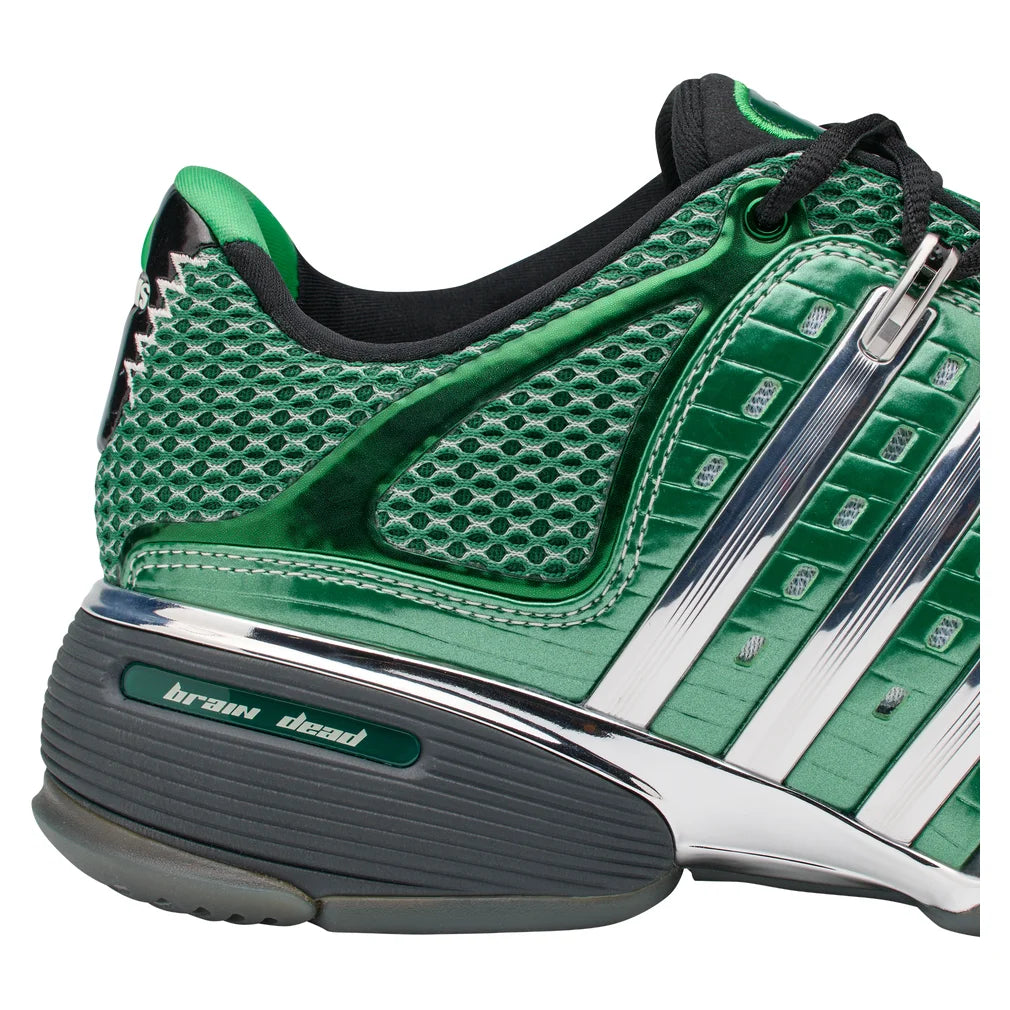 Unisex Barricade v Brain Dead Shoes Dark Green and Carbon, Adidas, Pickleball Express, KZ9471-F26-4