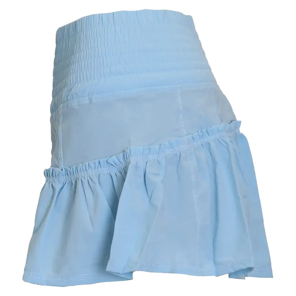 Women's Lawley 13 Inch Skort Light Blue, Bubble, Pickleball Express, LAW-26-LBLUF26-2