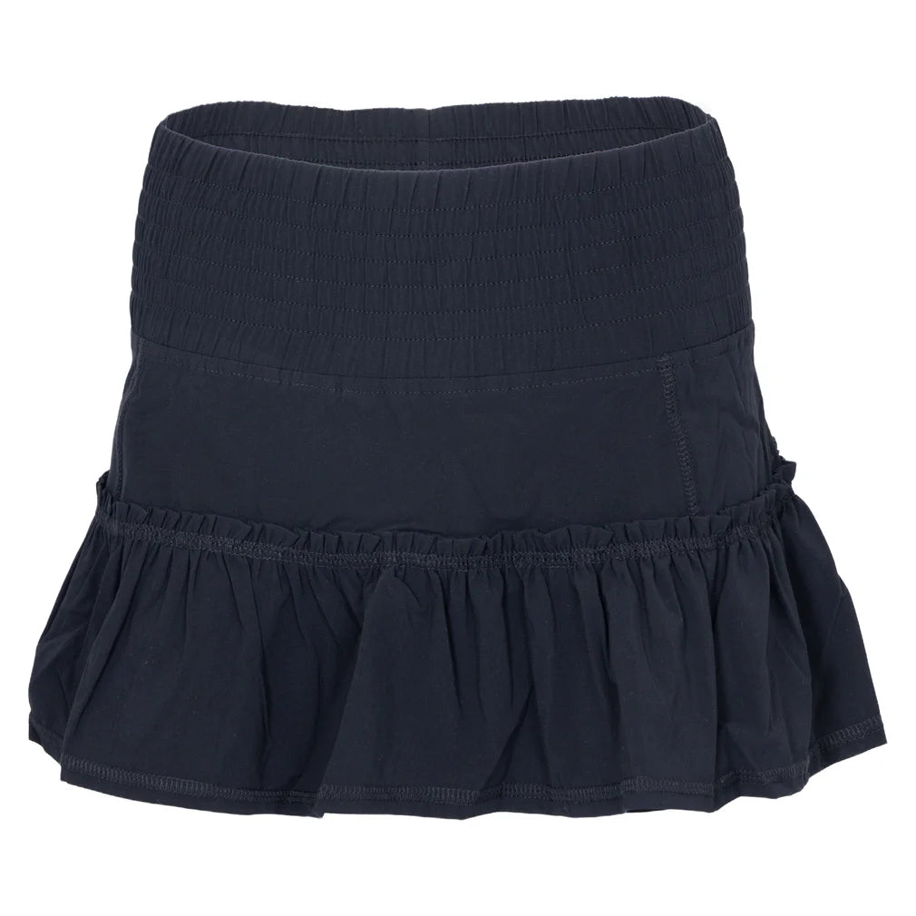Women's Lawley 13 Inch Skort, Bubble, Black, Pickleball Express, LAW-B-BLACK-1