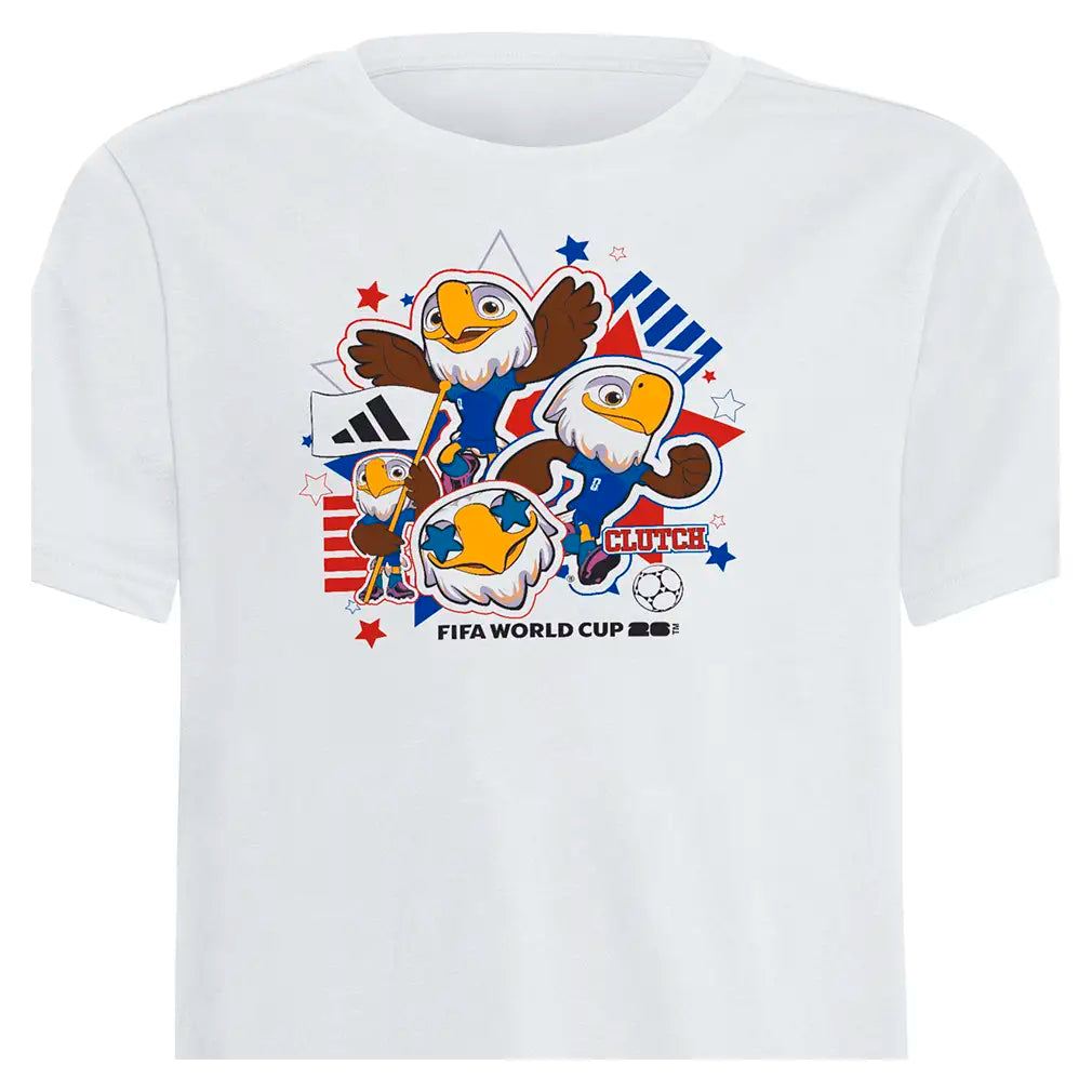 Juniors' Mascot Tee White