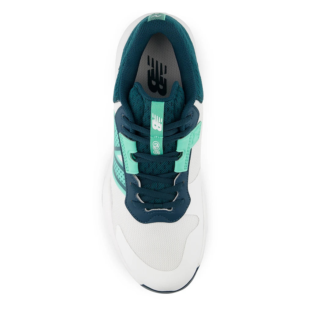 Men's 696v6 D Width Shoes White and Medusa Green