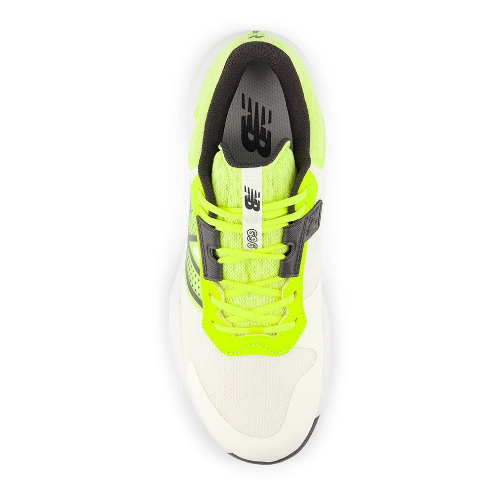 Men's 696v6 D Width Court Shoes Sea Salt and Alkaline Green
