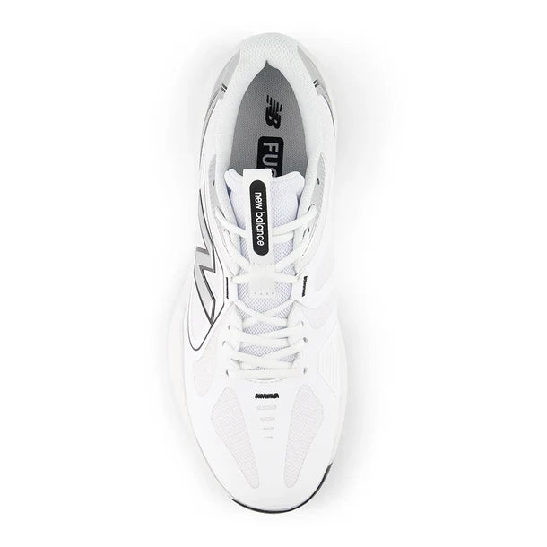 Men's FuelCell 796v5 2E Width Court Shoes White and Black