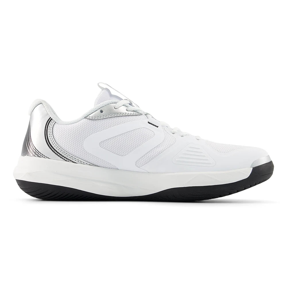 Men's FuelCell 796v5 4E Width Court Shoes White and Black