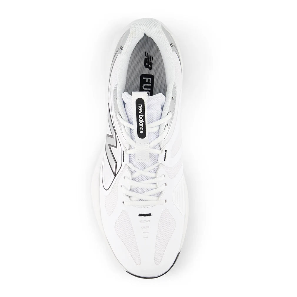 Men's FuelCell 796v5 4E Width Court Shoes White and Black